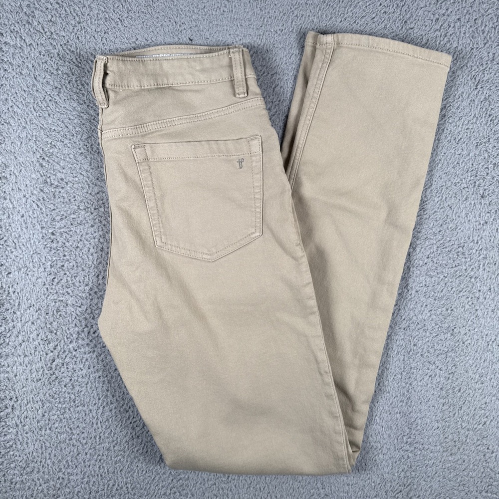 The Perfect Jean NYC DENKHAKI Jeans Mens 31x34 Beige Slim Fit Stretch